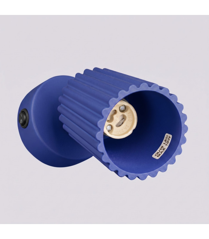Karbon Single Spotlight with Switch Ultramarine 1x GU10-5