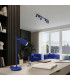 Karbon Slim Pendant Ceiling Light Ultramarine 1x GU10-11