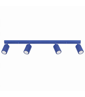 Karbon Ceiling Spotlight Bar Ultramarine 4x GU10-1