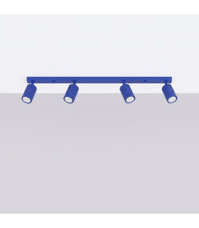 Karbon Ceiling Spotlight Bar Ultramarine 4x GU10-2