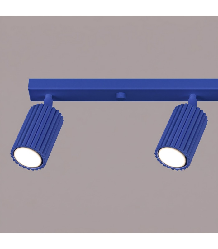Karbon Ceiling Spotlight Bar Ultramarine 4x GU10-5
