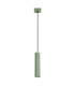 Karbon Slim Pendant Ceiling Light Sage 1x GU10-1
