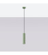 Karbon Slim Pendant Ceiling Light Sage 1x GU10-2