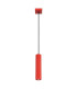 Karbon Slim Pendant Ceiling Light Red 1x GU10-1