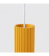 Karbon Slim Pendant Ceiling Light Yellow 1x GU10-8