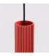 Karbon Slim Pendant Ceiling Light Red 1x GU10-6