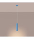 Karbon Slim Pendant Ceiling Light Blue 1x GU10-3