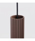 Karbon Slim Pendant Ceiling Light Brown 1x GU10-6