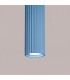 Karbon Slim Pendant Ceiling Light Blue 1x GU10-4