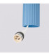 Karbon Slim Pendant Ceiling Light Blue 1x GU10-6