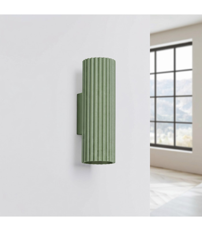 Karbon Up & Down Wall Lamp Sage 2x GU10-2