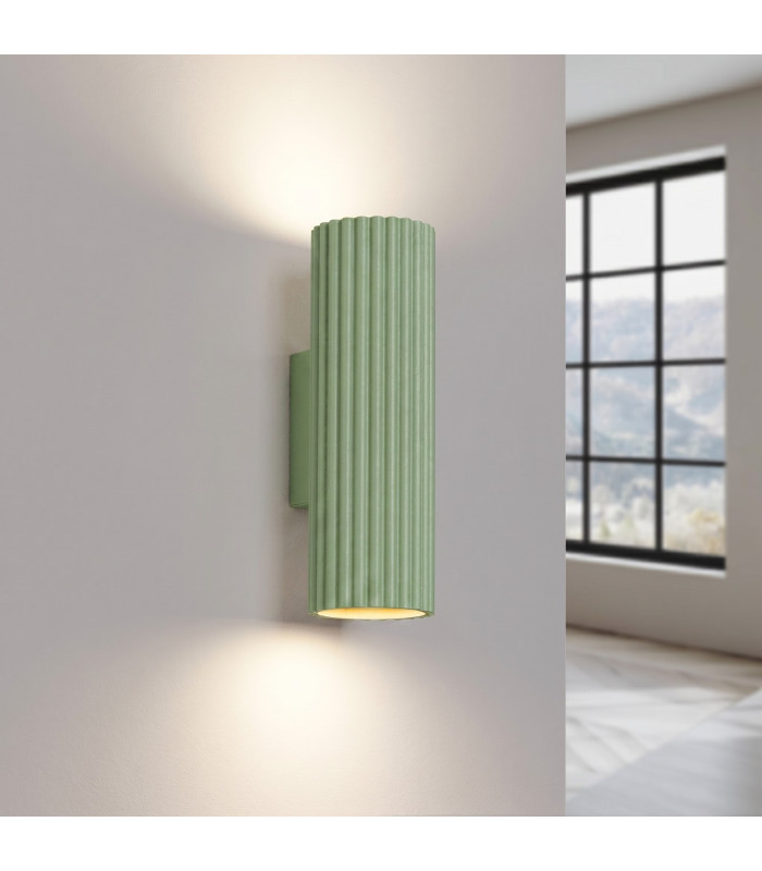 Karbon Up & Down Wall Lamp Sage 2x GU10-3