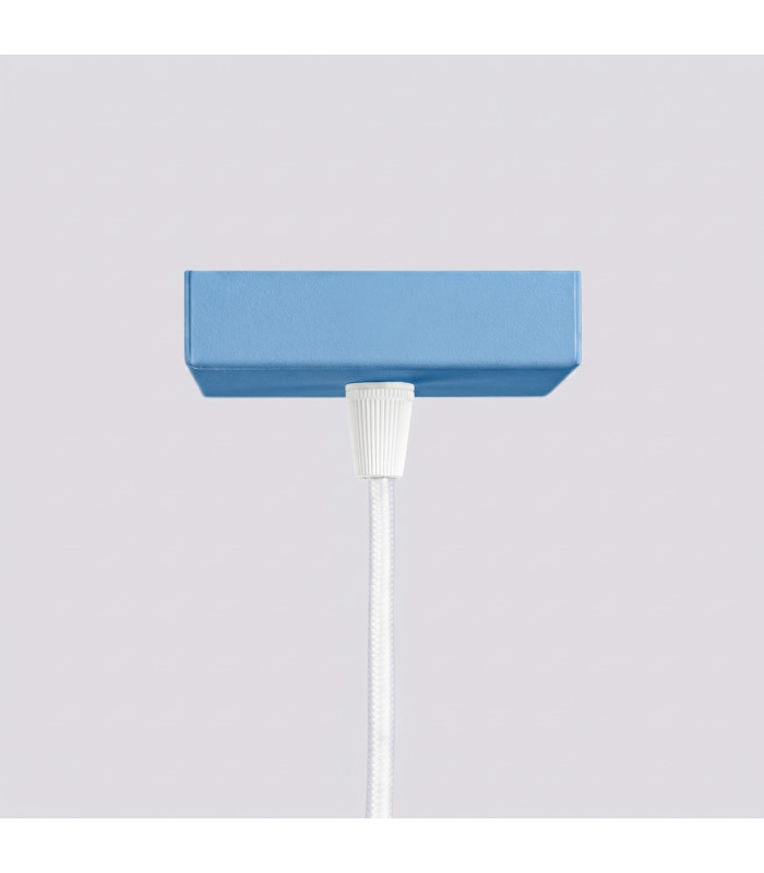 Karbon Slim Pendant Ceiling Light Blue 1x GU10-8