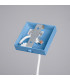 Karbon Slim Pendant Ceiling Light Blue 1x GU10-9