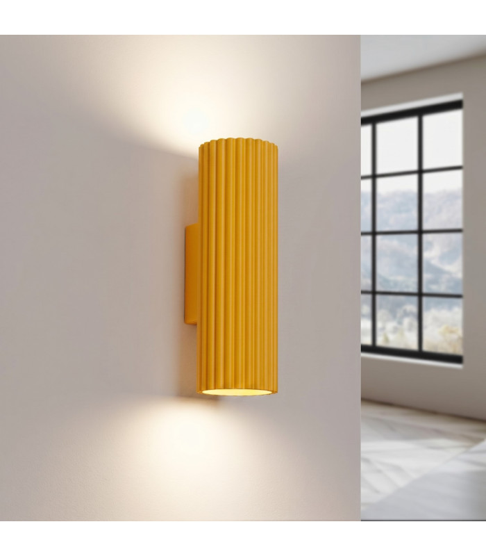Karbon Up & Down Wall Lamp Yellow 2x GU10-3