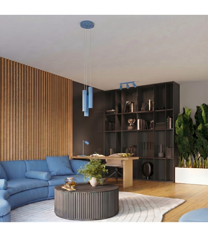 Karbon Up & Down Wall Lamp Blue 2x GU10-10