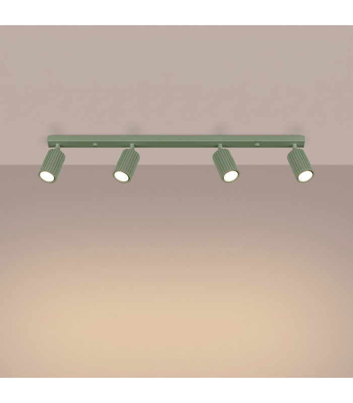 Karbon Ceiling Spotlight Bar Sage 4x GU10-3
