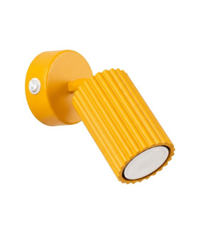 Karbon Single Spotlight with Switch Yellow 1x GU10-1
