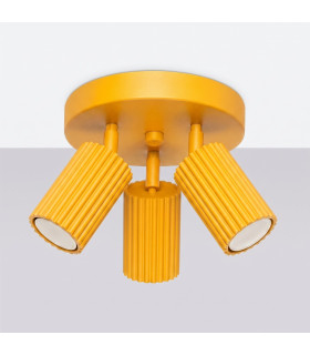 Karbon Ceiling Spotlight Clusters Yellow 3x GU10-2
