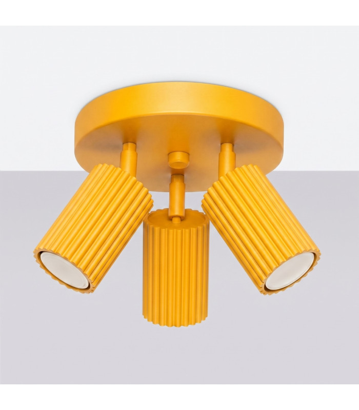 Karbon Ceiling Spotlight Clusters Yellow 3x GU10-2