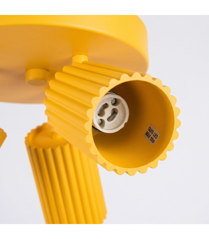 Karbon Ceiling Spotlight Clusters Yellow 3x GU10-4