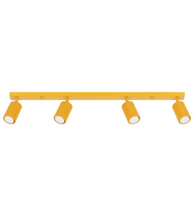 Karbon Ceiling Spotlight Bar Yellow 4x GU10-1