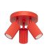 Karbon Ceiling Spotlight Clusters Red 3x GU10-1