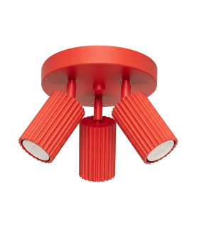 Karbon Ceiling Spotlight Clusters Red 3x GU10-1