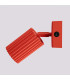 Karbon Single Spotlight with Switch Red 1x GU10-4
