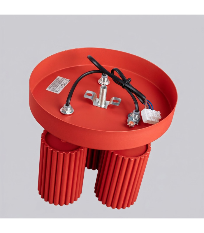 Karbon Ceiling Spotlight Clusters Red 3x GU10-4