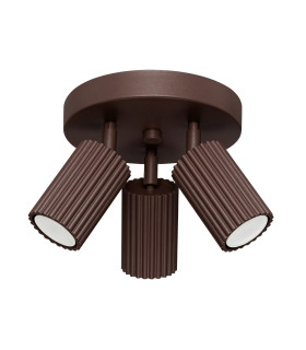 Karbon Ceiling Spotlight Clusters Brown 3x GU10-1