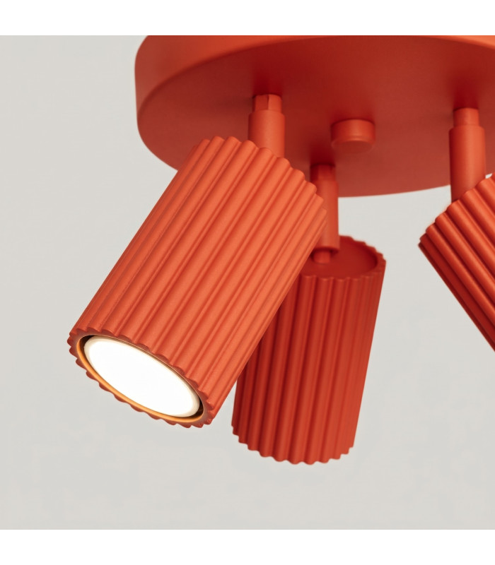 Karbon Ceiling Spotlight Clusters Red 3x GU10-5