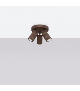 Karbon Ceiling Spotlight Clusters Brown 3x GU10-2
