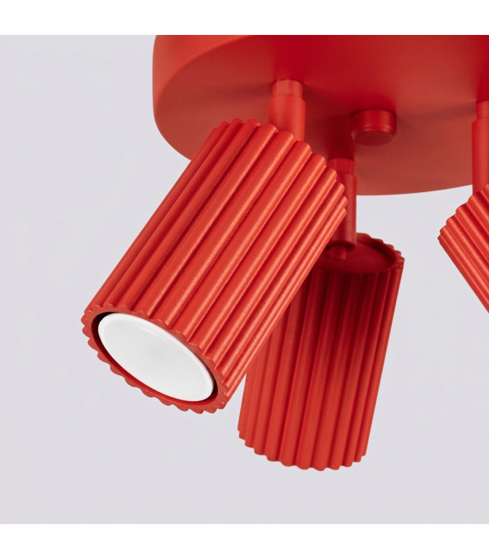 Karbon Ceiling Spotlight Clusters Red 3x GU10-6