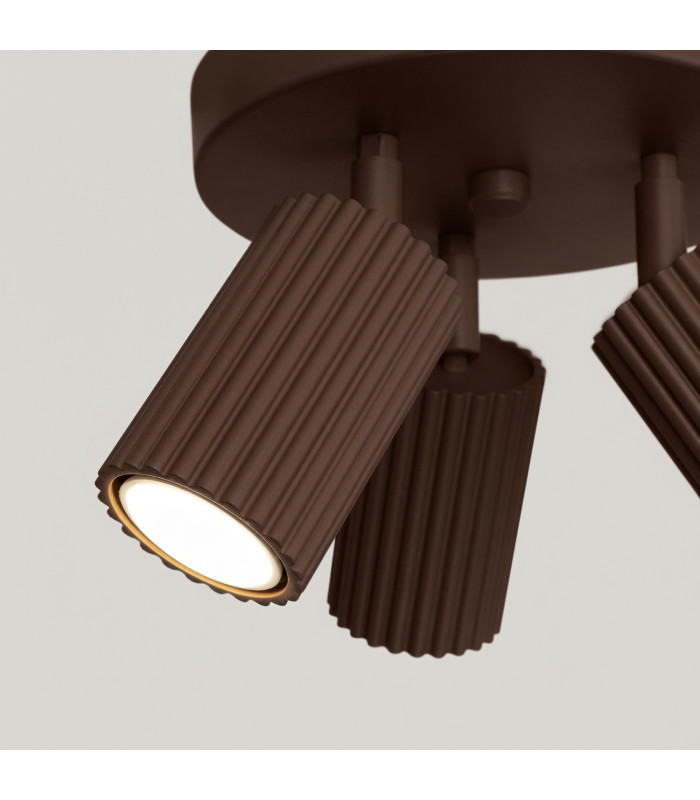 Karbon Ceiling Spotlight Clusters Brown 3x GU10-5