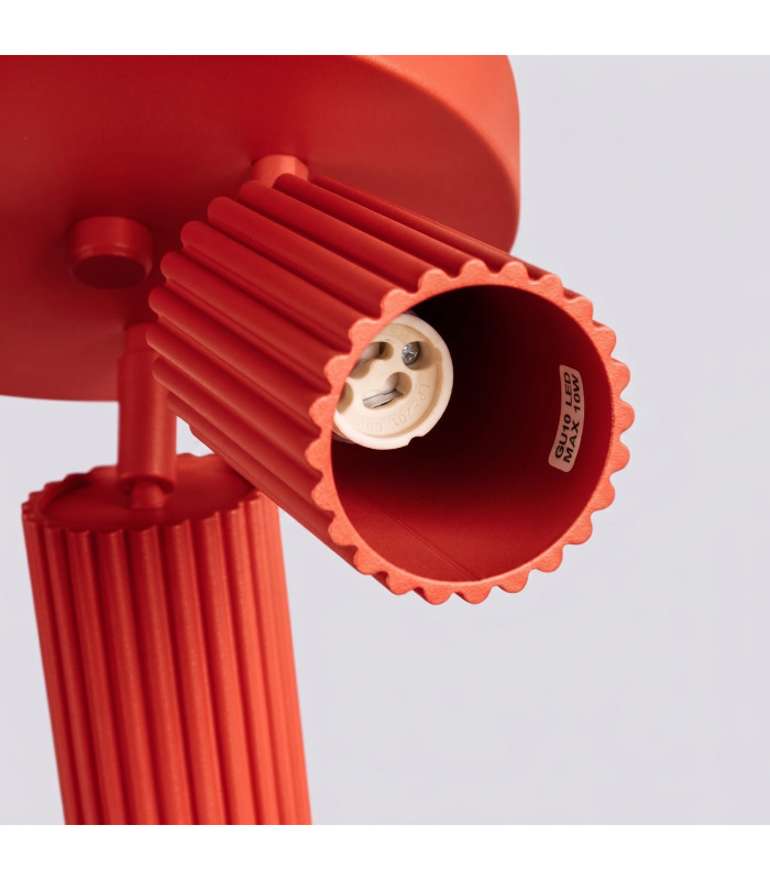 Karbon Ceiling Spotlight Clusters Red 3x GU10-8