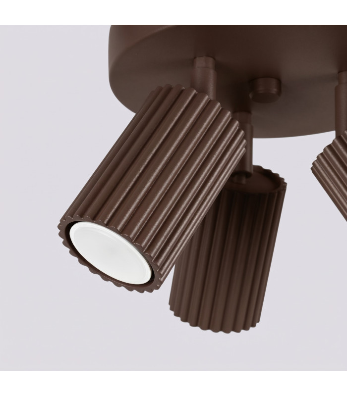 Karbon Ceiling Spotlight Clusters Brown 3x GU10-6