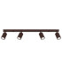 Karbon Ceiling Spotlight Bar Brown 4x GU10-1