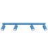 Karbon Ceiling Spotlight Bar Blue 4x GU10-1