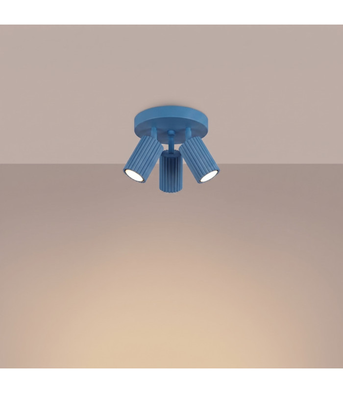 Karbon Ceiling Spotlight Clusters Blue 3x GU10-3