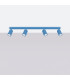 Karbon Ceiling Spotlight Bar Blue 4x GU10-2