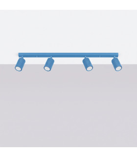 Karbon Ceiling Spotlight Bar Blue 4x GU10-2
