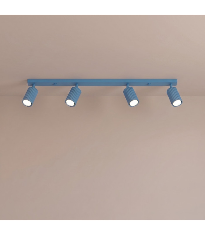 Karbon Ceiling Spotlight Bar Blue 4x GU10-3