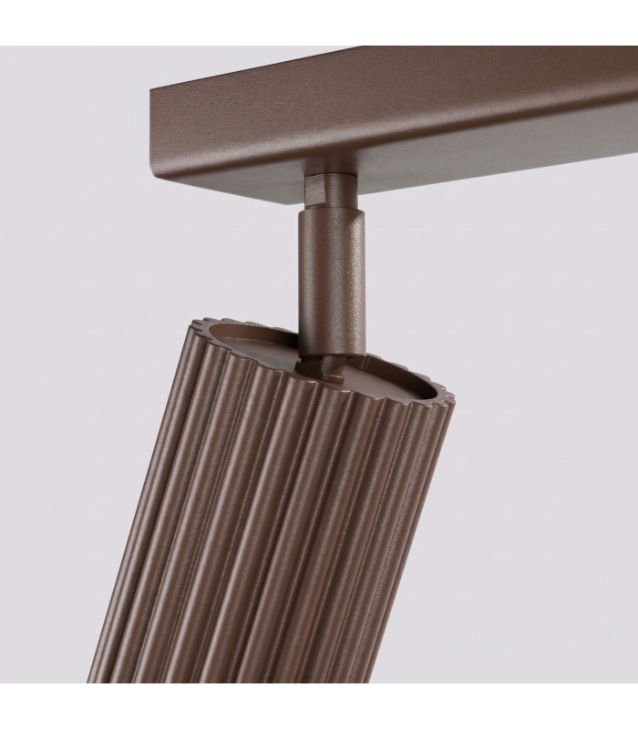 Karbon Ceiling Spotlight Bar Brown 4x GU10-8