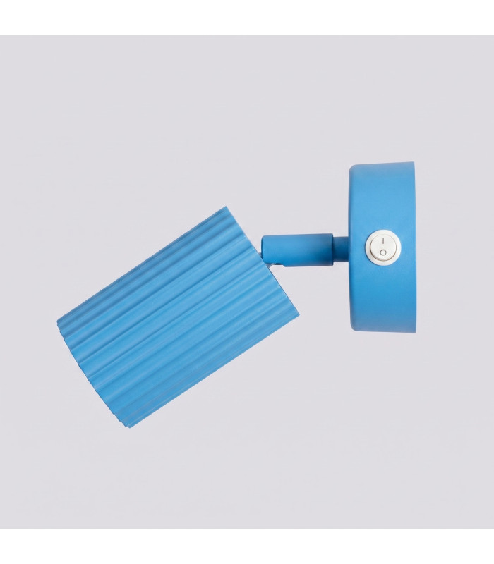 Karbon Single Spotlight with Switch Blue 1x GU10-6