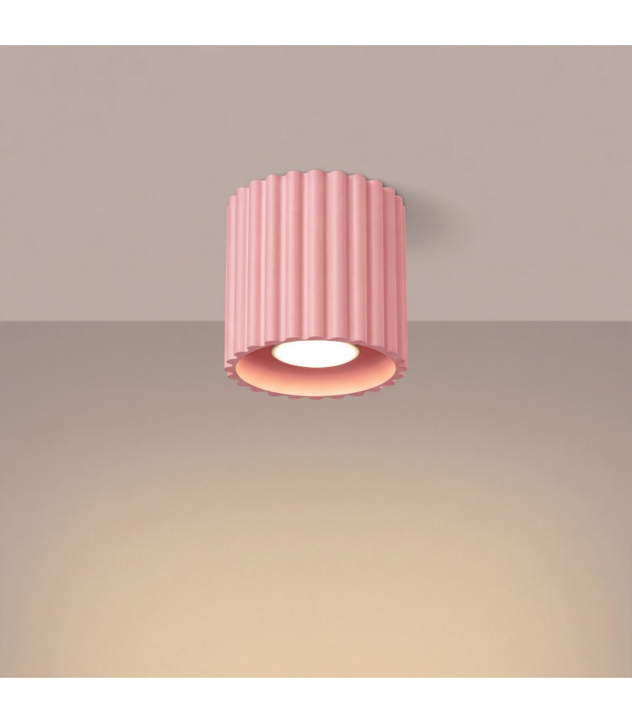Aura Surface Mounted Downlight Pink 1x GU10-3