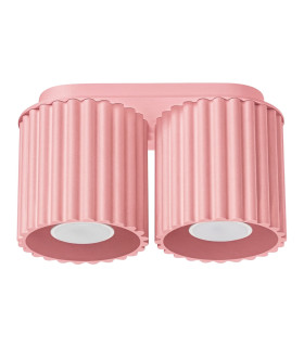 Aura Surface Mounted Downlight Pink 2x GU10-1