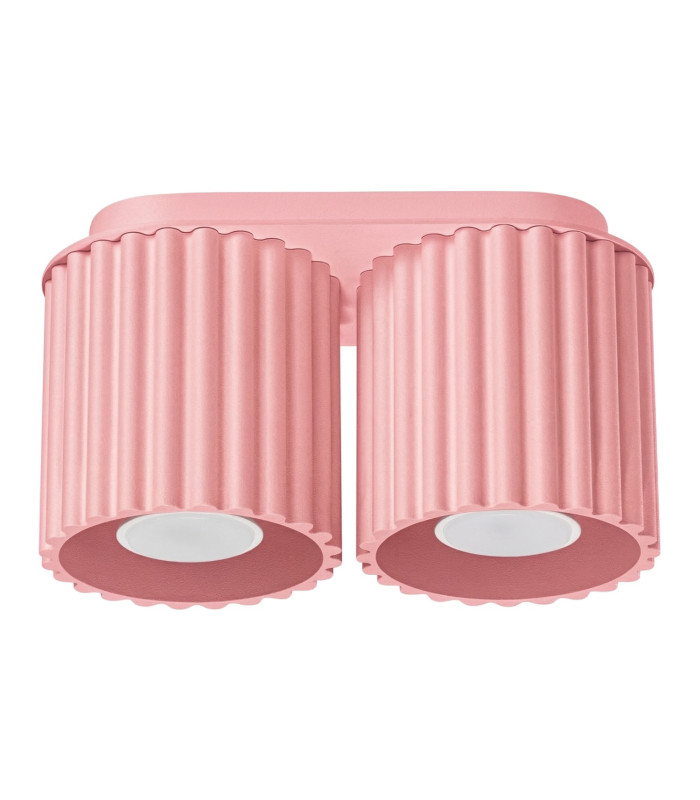 Aura Surface Mounted Downlight Pink 2x GU10-1