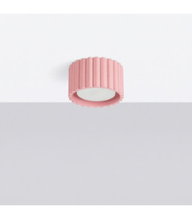 Aura Surface Mounted Downlight Pink 1x GX53-2