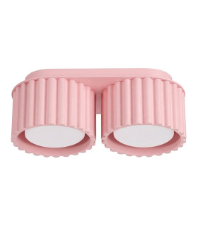 Aura Surface Mounted Downlight Pink 2x GX53-1